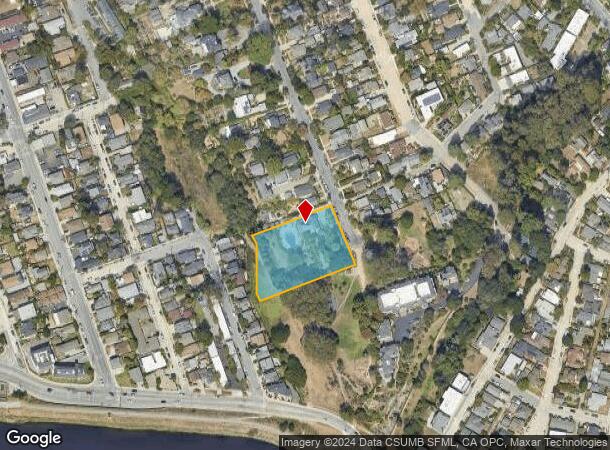  113 Ocean View Ave, Santa Cruz, CA Parcel Map