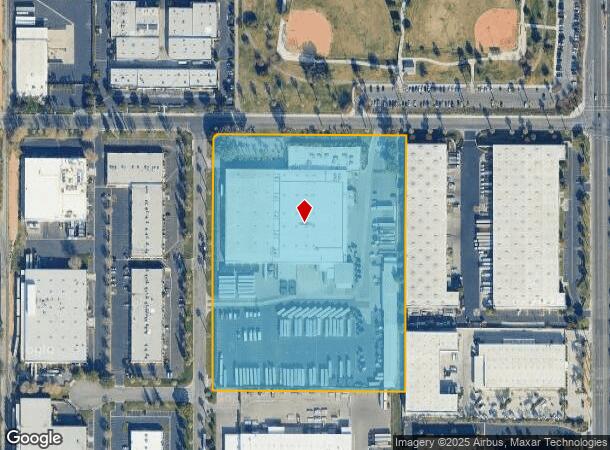  1400 Marlborough Ave, Riverside, CA Parcel Map