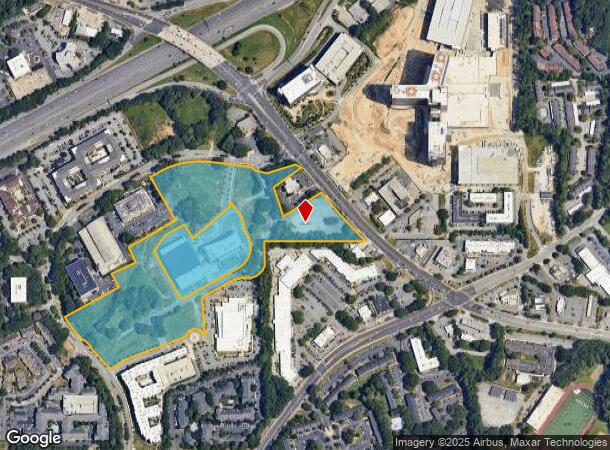 11 Executive Park Dr Ne, Atlanta, GA Parcel Map