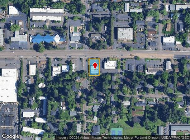  9880 Sw Beaverton Hillsdale Hwy, Beaverton, OR Parcel Map