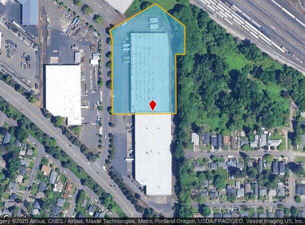 7605 N Upland Dr, Portland, OR Parcel Map