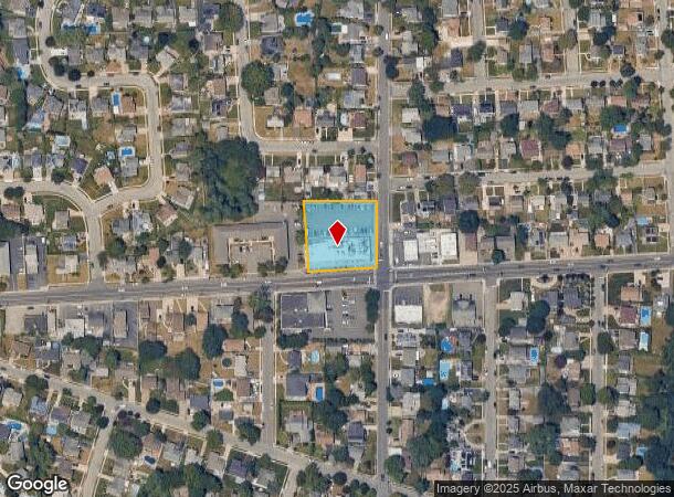 542 Jerusalem Ave, North Bellmore, NY Parcel Map