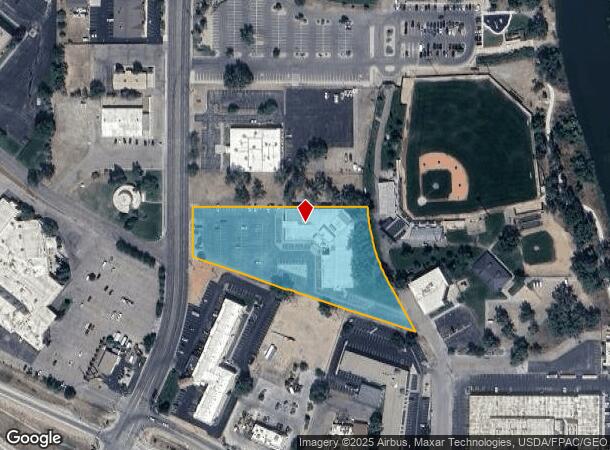 907 N Poplar St, Casper, WY Parcel Map