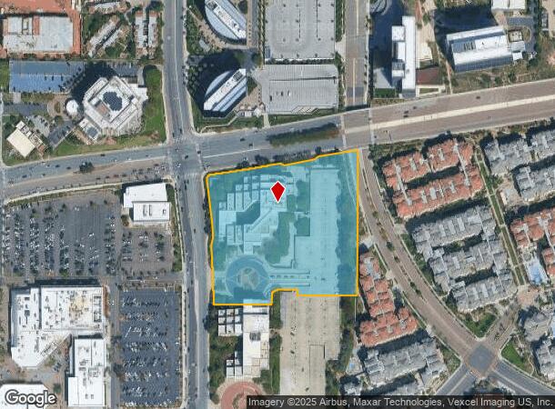 9191 Towne Centre Dr, San Diego, CA Parcel Map