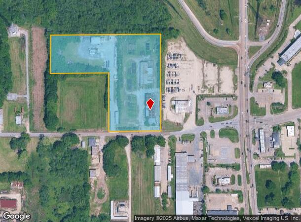 2222 W Willow St, Scott, LA Parcel Map