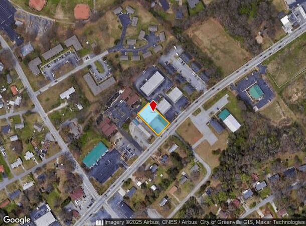  209 E Butler Rd, Mauldin, SC Parcel Map