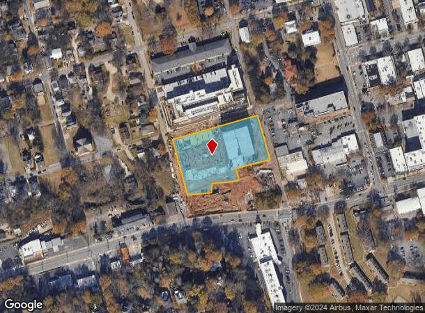  166 N Finley St, Athens, GA Parcel Map