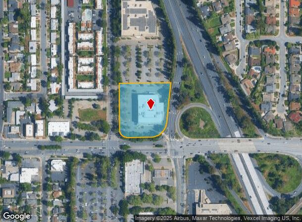 501 E Hamilton Ave, Campbell, CA Parcel Map