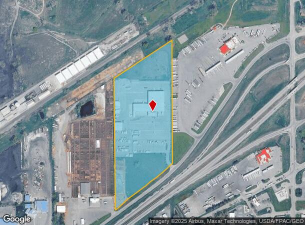 2575 N Frontage Rd, Billings, MT Parcel Map