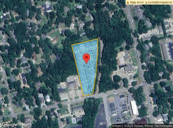  637 W Thomas St, Milledgeville, GA Parcel Map