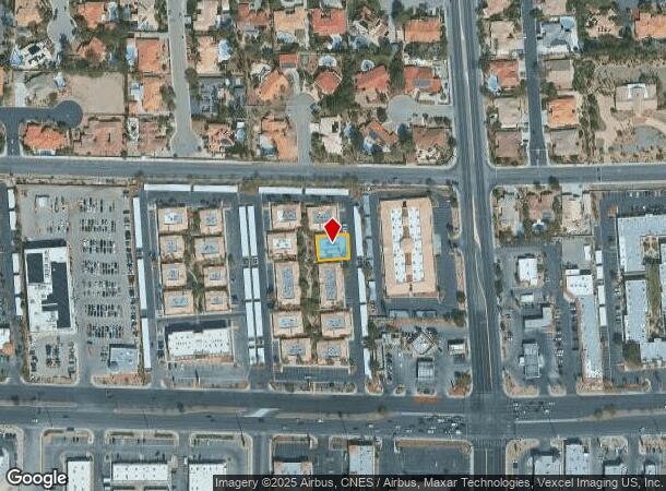  7848 W Sahara Ave, Las Vegas, NV Parcel Map