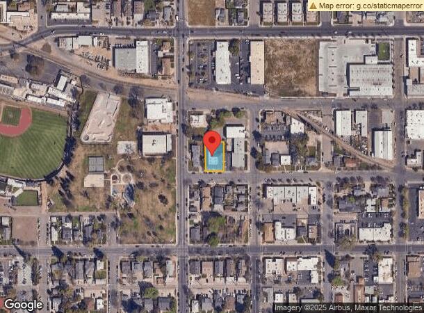  916 W Oak Ave, Visalia, CA Parcel Map