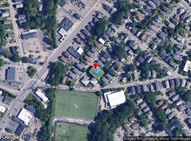  87 Birch St, Worcester, MA Parcel Map