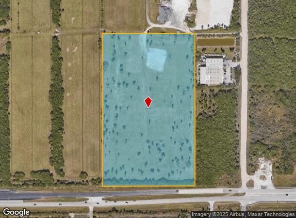 1909 Unknown, Melbourne, FL Parcel Map