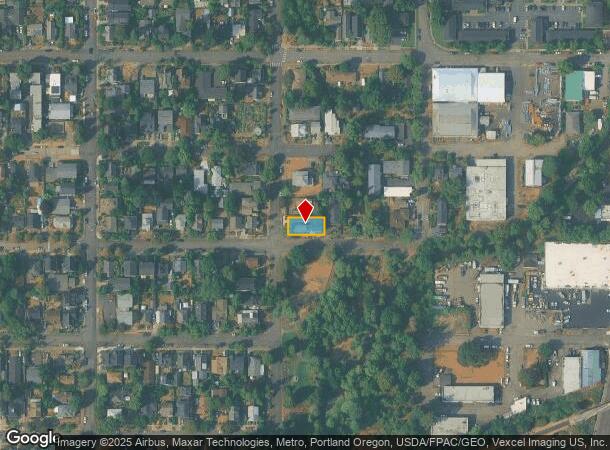  8438 Se 21St Ave, Portland, OR Parcel Map