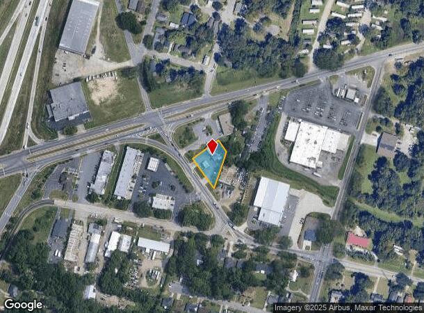  1934 Mills B Lane Blvd, Savannah, GA Parcel Map