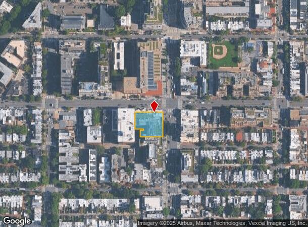 1400 U St Nw, Washington, DC Parcel Map