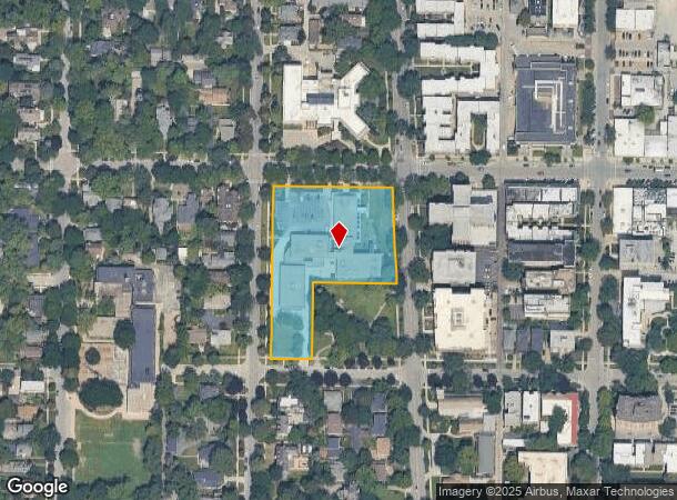  1200 Davis St, Evanston, IL Parcel Map