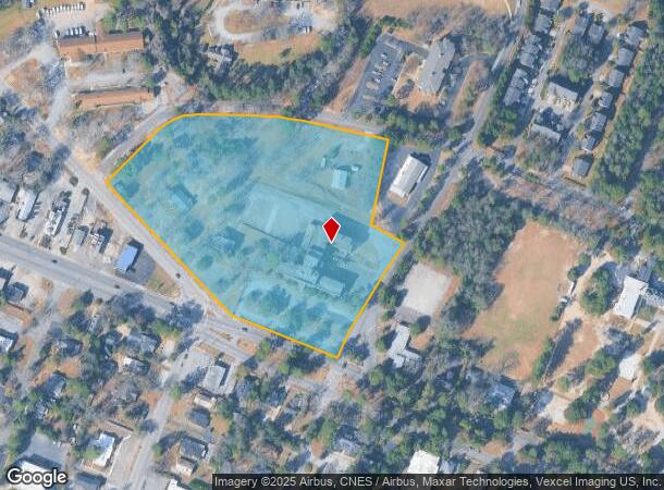 828 Richland Ave W, Aiken, SC Parcel Map