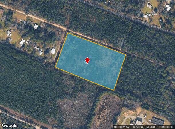 14551 Walnut St, Coden, AL Parcel Map