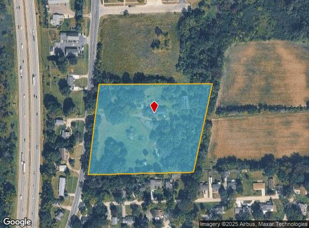  8310 Main St, Whitmore Lake, MI Parcel Map