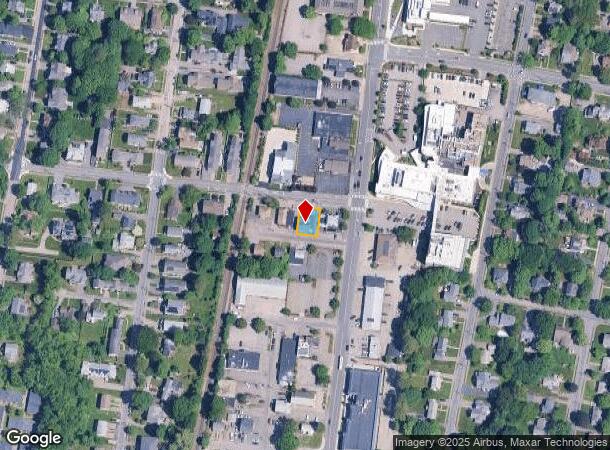  10 Oak St, Needham, MA Parcel Map