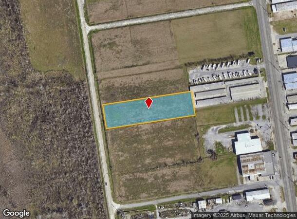 1827 Denley Rd, Houma, LA Parcel Map