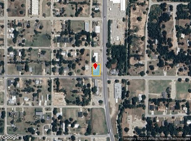  1504 S Oak Ave, Mineral Wells, TX Parcel Map