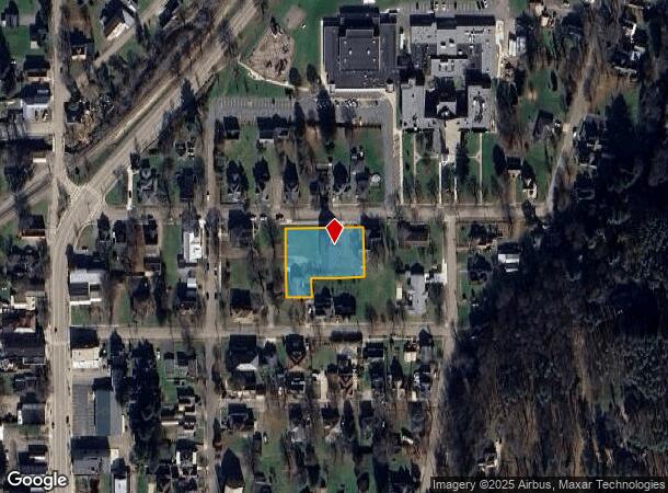 Elm St, Andover, NY Parcel Map