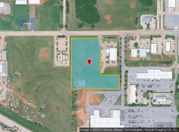  1400 W Vandament Ave, Yukon, OK Parcel Map