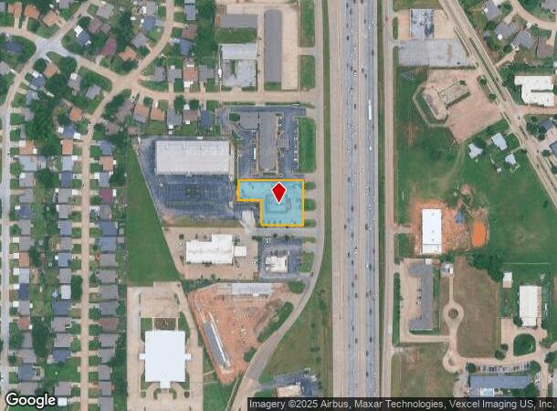  1421 N Moore Ave, Moore, OK Parcel Map