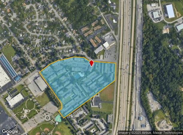  628 Dartmouth Dr, Clarksville, IN Parcel Map