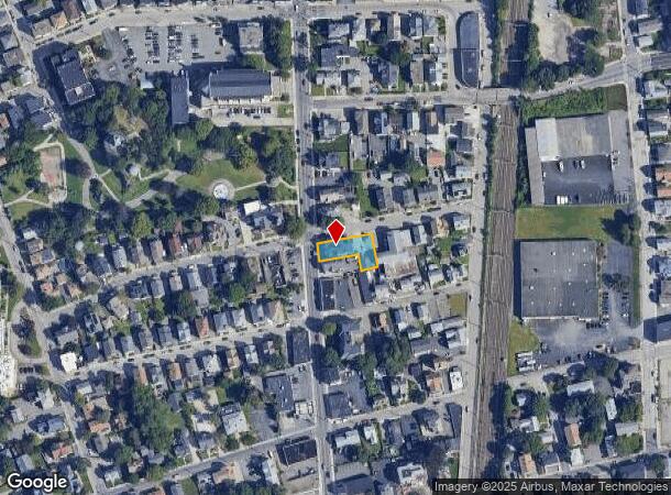  551 Broad St, Central Falls, RI Parcel Map