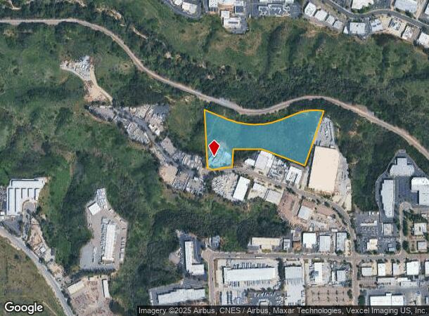 8655 Miramar Pl, San Diego, CA Parcel Map