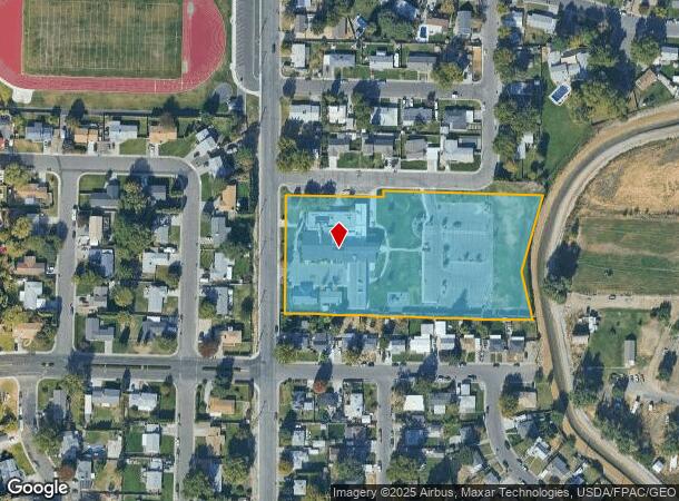  1409 S Garfield St, Kennewick, WA Parcel Map