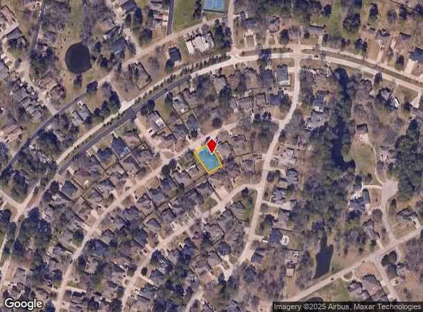  12824 Capricornus Dr, Willis, TX Parcel Map