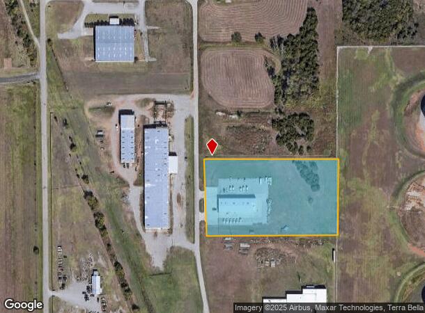  2122 S East Ave, Cushing, OK Parcel Map