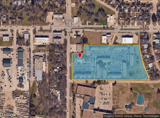 1602 Hickory Tree Rd, Mesquite, TX Parcel Map