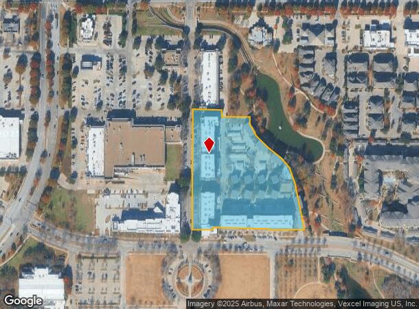 251 Town Center Ln, Keller, TX Parcel Map