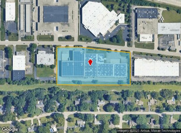 1111 Davis Rd, Elgin, IL Parcel Map