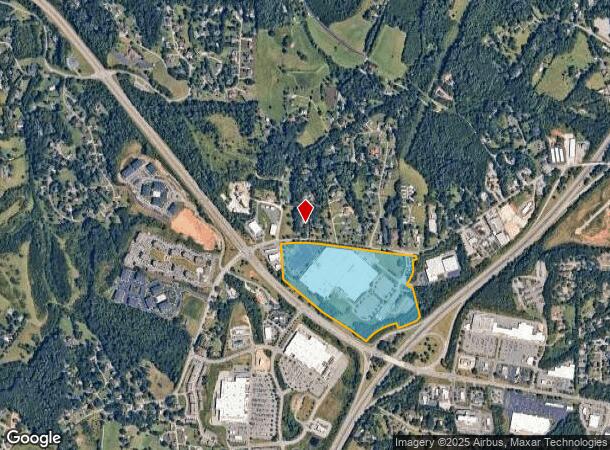  108 Monticello Rd, Weaverville, NC Parcel Map