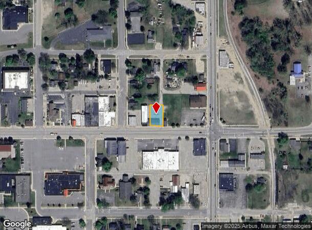 1159 E Wilcox Ave, White Cloud, MI Parcel Map