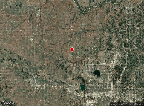  2401 S Banner Rd, Piedmont, OK Parcel Map