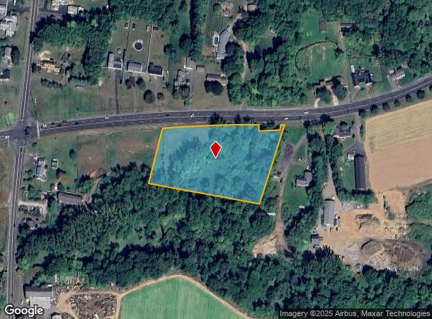  166 Shaker Rd, Enfield, CT Parcel Map