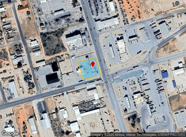  1112 S Main St, Andrews, TX Parcel Map