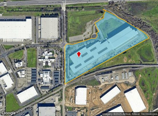 2001 Meyer Way, Fairfield, CA Parcel Map