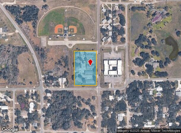 1201 N Live Oak St, Rockport, TX Parcel Map