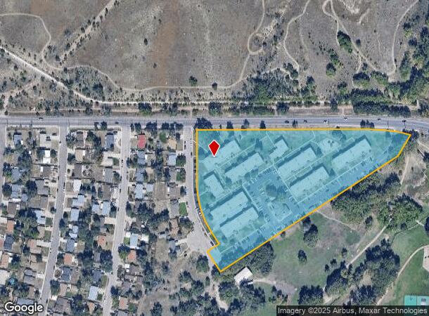  101 Kokomo St, Colorado Springs, CO Parcel Map