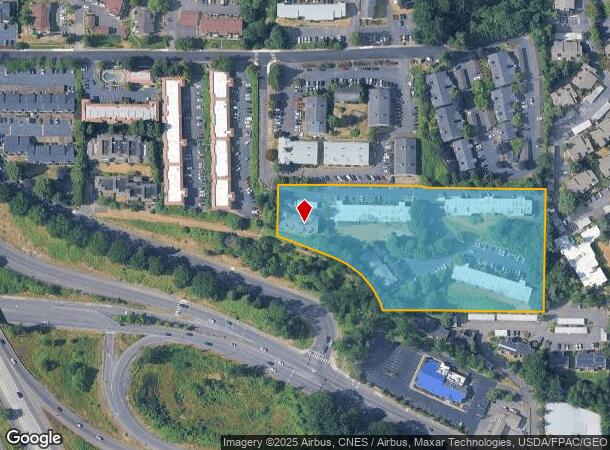  5709 S 152Nd Pl, Tukwila, WA Parcel Map