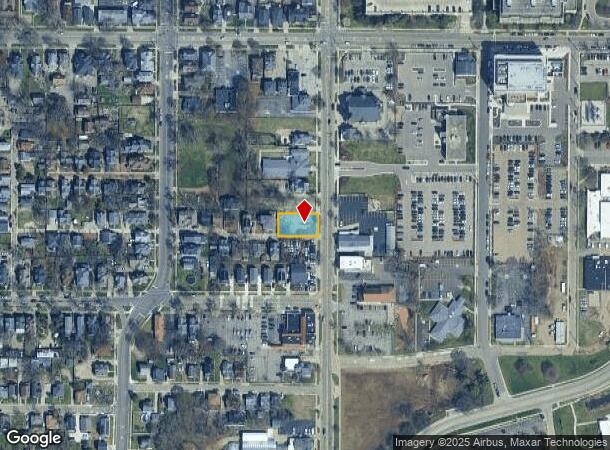  914 S Burdick St, Kalamazoo, MI Parcel Map